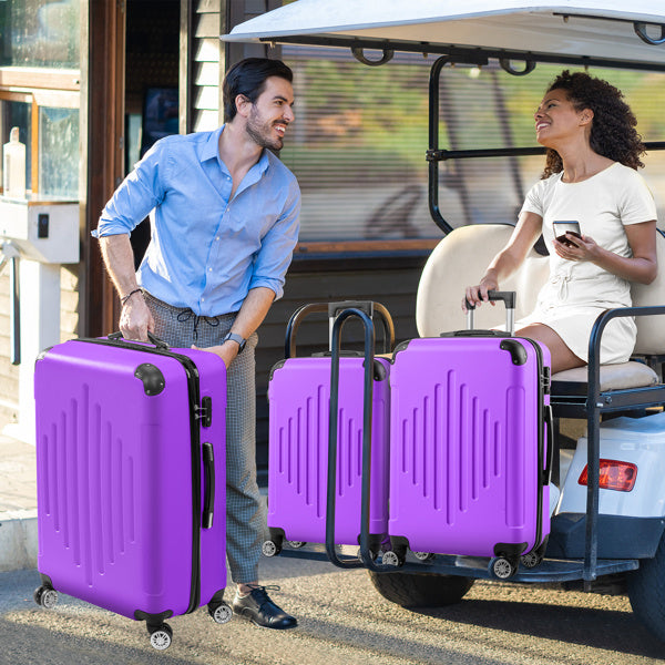 Comes With A Three In One Suitcase With 2 Diamond Shaped Stripes And Corners - Sluxe Global