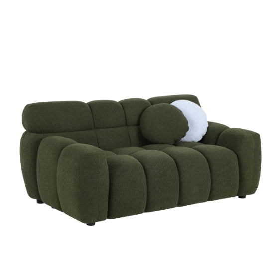 Home Upholstered Sofa Green - Sluxe Global