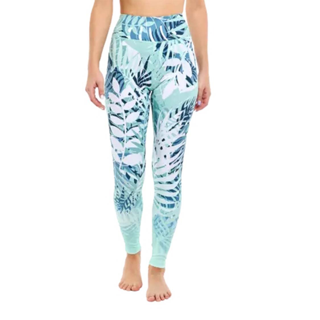 Floral Printed Set Yoga Pants Pilates Training Wear - Sluxe Fashions