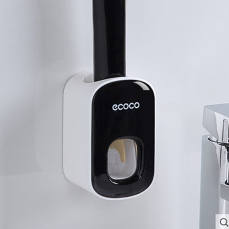 Wall Mounted Automatic Toothpaste Holder Bathroom Accessories Set Dispenser - Sluxe Fashions