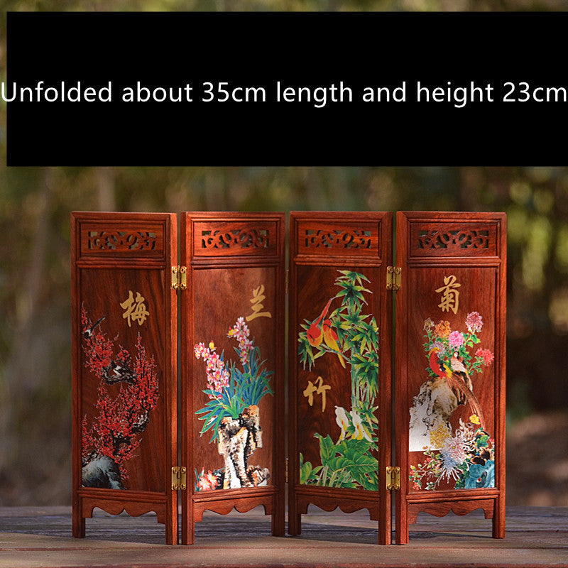 Red Rosewood Miniature Furniture Model - Sluxe Global