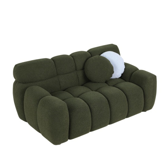 Home Upholstered Sofa Green - Sluxe Global