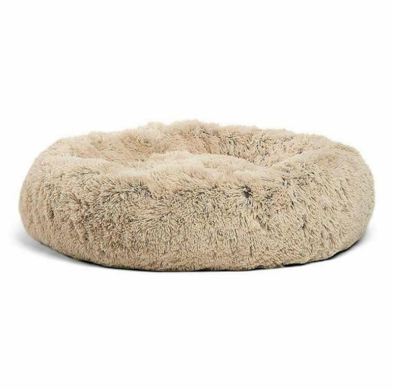 Dog Beds For Small Dogs Round Plush Cat Litter Kennel Pet Nest Mat Puppy Beds - Sluxe Global