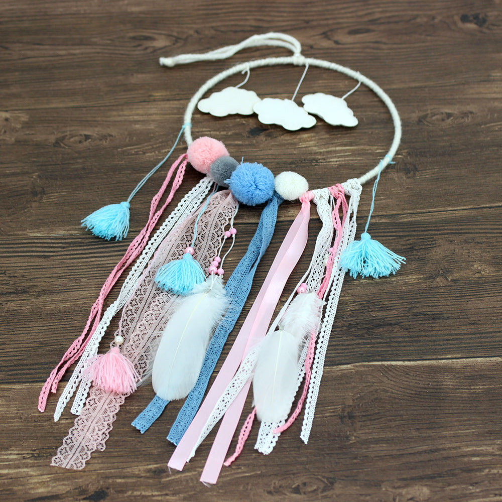 Cloud Dream Catcher Wind Chime Pendant - Sluxe Fashions