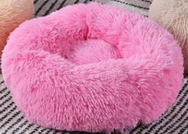Dog Beds For Small Dogs Round Plush Cat Litter Kennel Pet Nest Mat Puppy Beds - Sluxe Global
