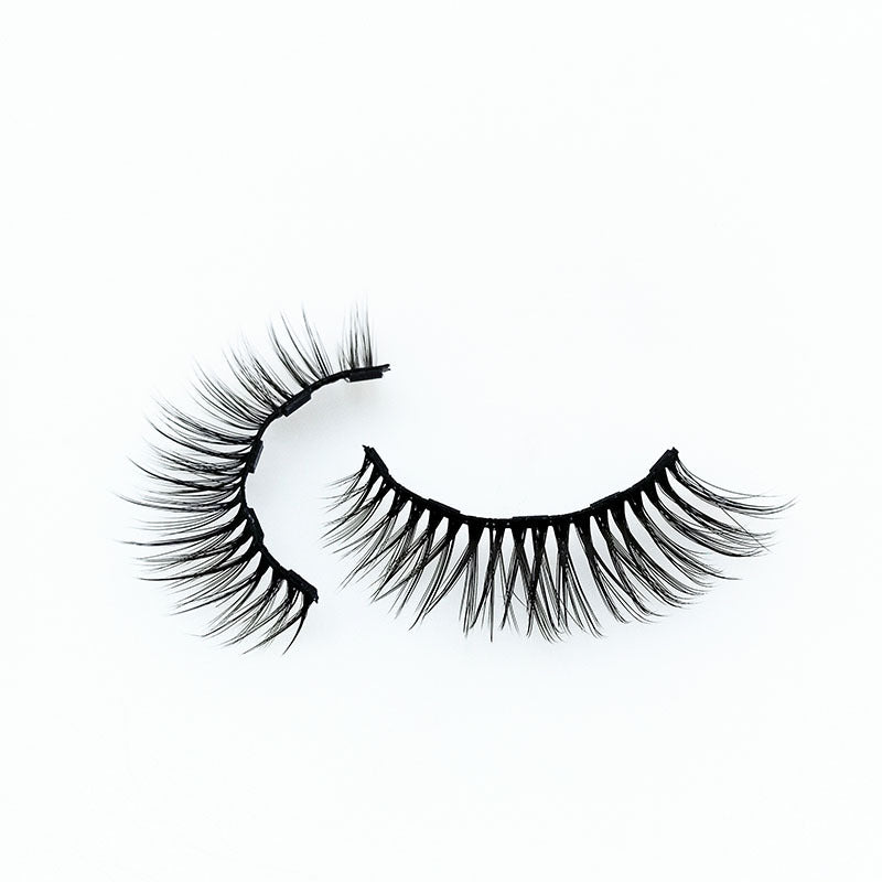 Five Pairs Set Of Double Magnetic Liquid Eyeliner False Eyelashes - Sluxe Fashions