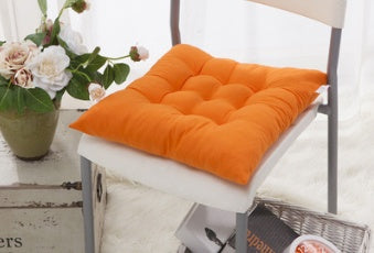 Solid Color Butt Cushion Dining Chair Cushion Seat Cushion Stool Cushion Tatami Beautiful Buttocks Cushion - Sluxe Global
