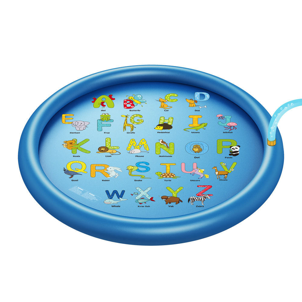 Toys For Kids Boys Girls Spray Pool Sprinkler Pad Water Spray Pad Splash Play Mat Toys Inflatable Splash Play Sluxe Global