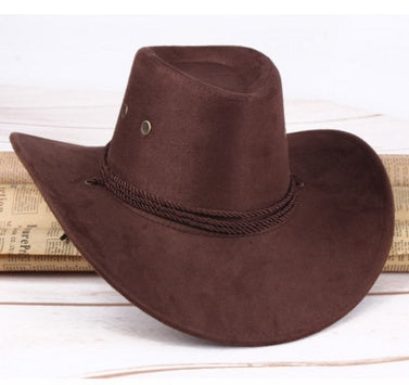 Summer men's sun hat, western cowboy hat, riding hat, camping, outdoor hat, hat, hat. - Sluxe Global
