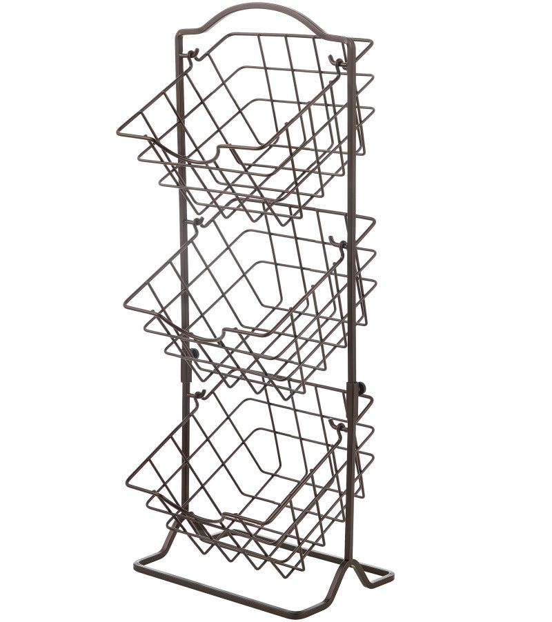Simple Multi-layer Iron Can Be Shaken Storage Shelf - Sluxe Fashions