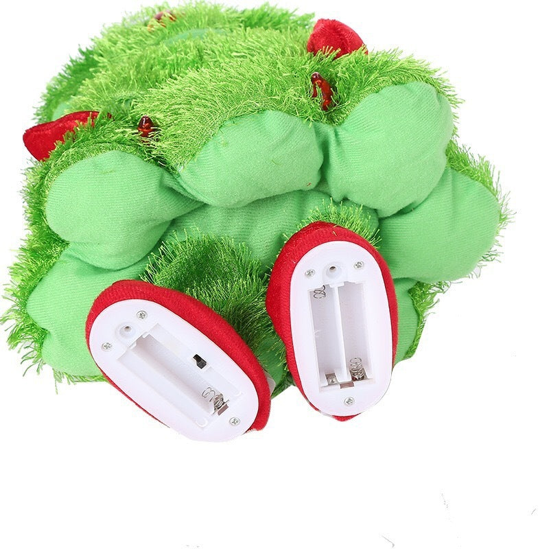 Wisted Wiggle Hip Christmas Tree Singing Dance Plush Toy Musical Doll Stuffed Animated Gift for Kid - Sluxe Fashions
