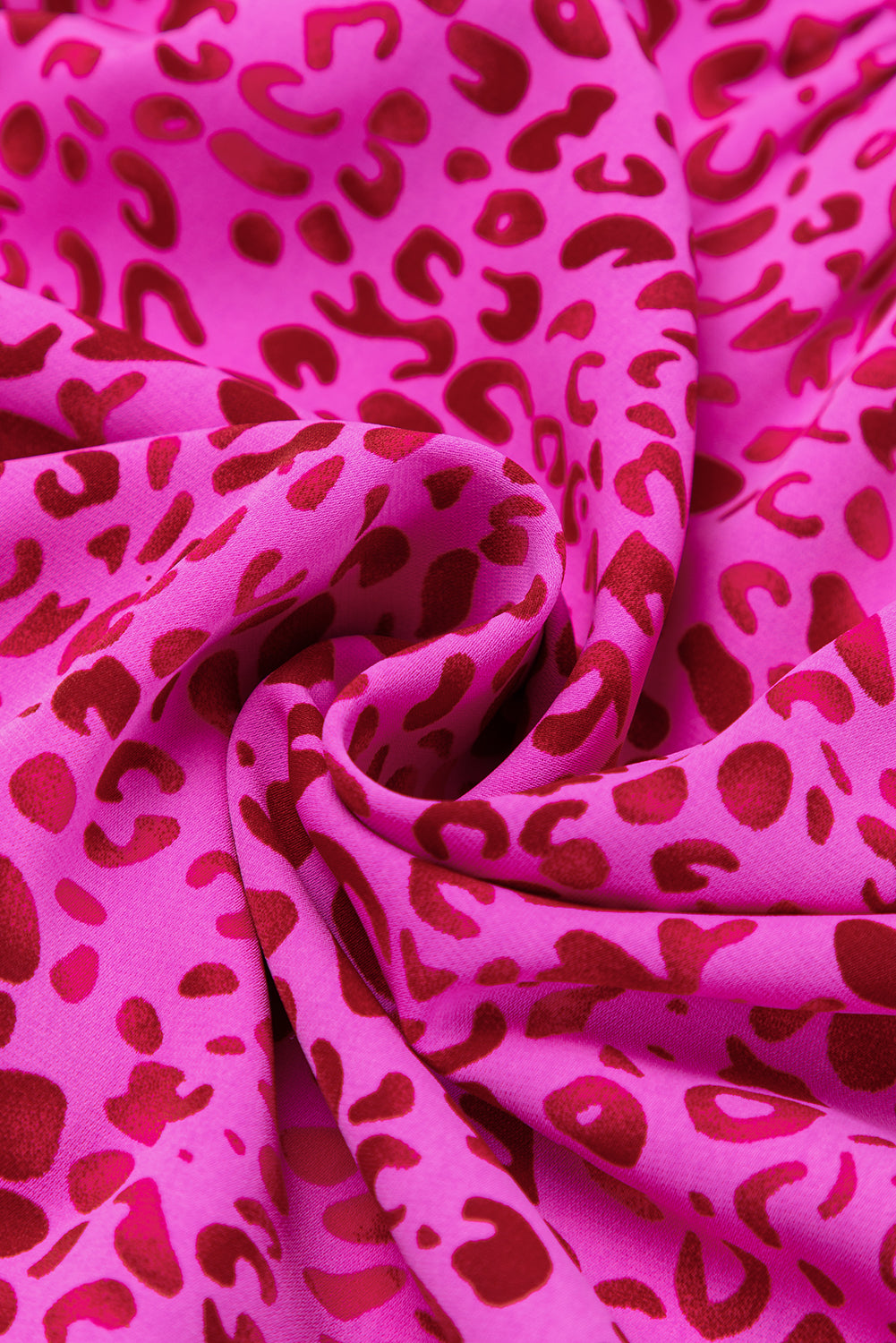 Rose Red Leopard Print Ruffle Sleeveless Maxi Dress - Sluxe Fashions