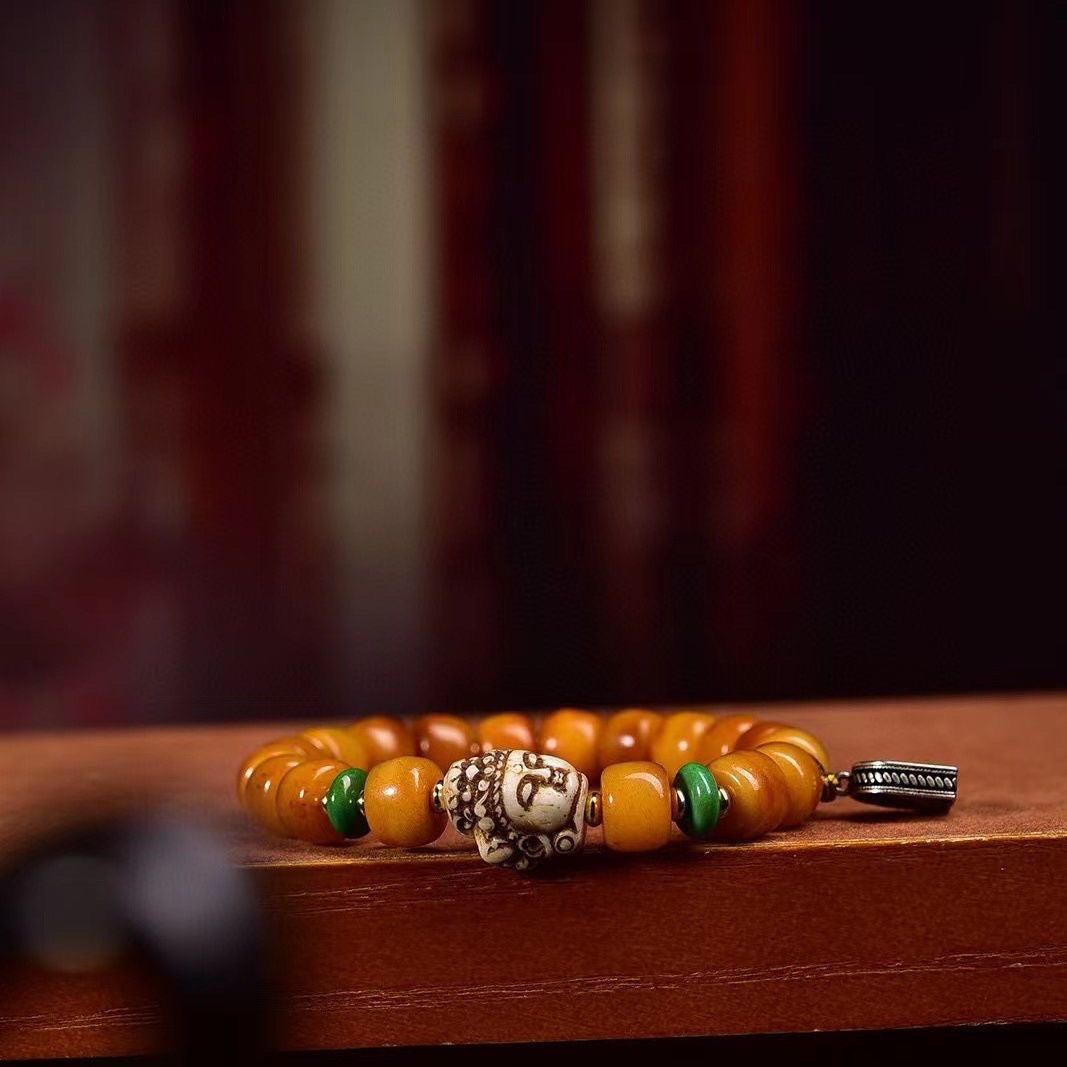 Yak Bone Antique Bracelet Retro Men's And Women's Versatile Bracelet - Sluxe Fashions