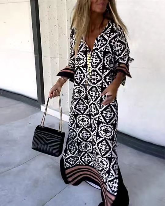 Women's Casual Vacation Style Dress - Sluxe Global
