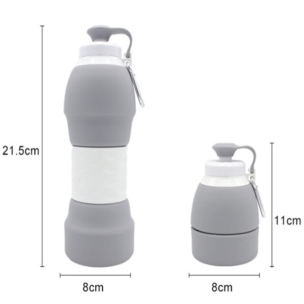 Silicone folding water bottle - Sluxe Fashions