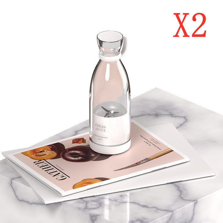 350ML Electric Juicer Blender Mixer USB Rechargeable Machine Household Portable Blender Maker Cup Kitchen Tool Kit - Sluxe Fashions