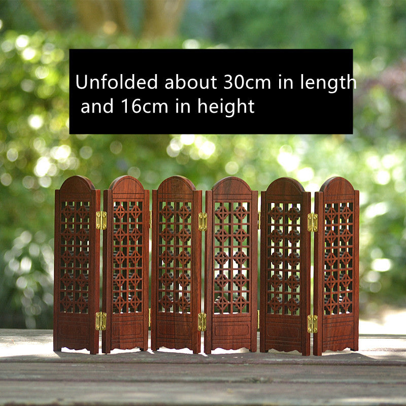Red Rosewood Miniature Furniture Model - Sluxe Global