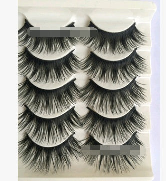 False eyelashes, thick cross section, five pairs of eyelashes - Sluxe Fashions