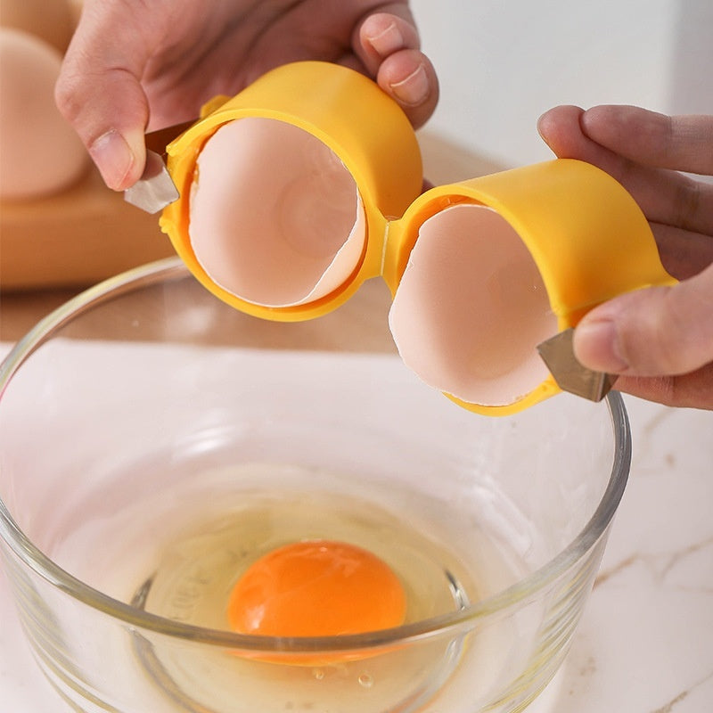 Egg Shell Opener Egg Beater Kitchen Baking Tools Kitchen Cooking Accessories Tools Egg Beating Tool Kitchen Gadgets - Sluxe Fashions