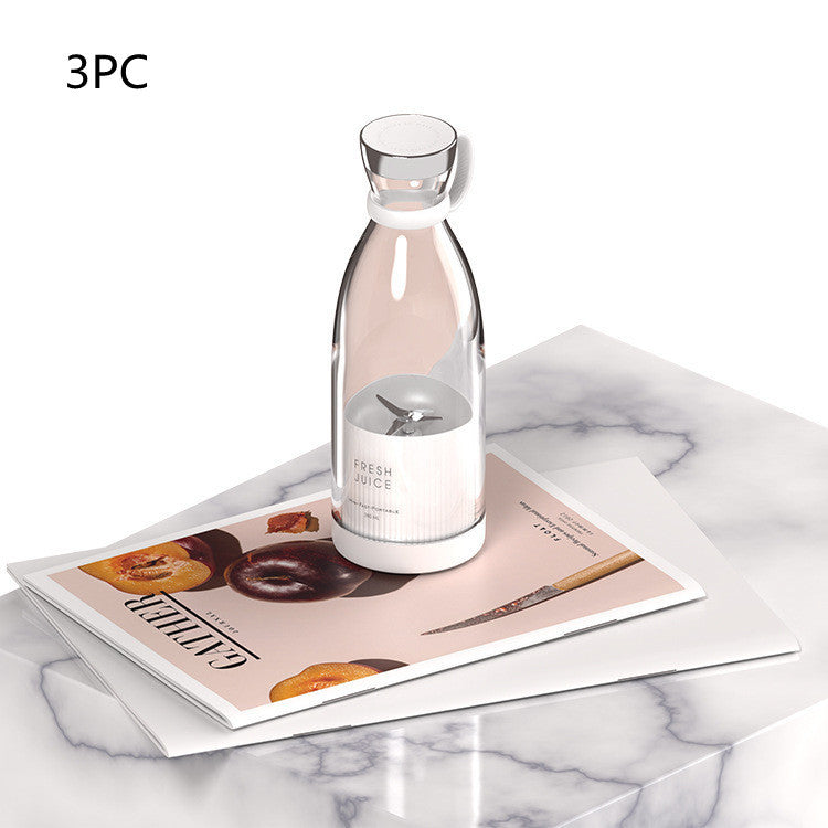 350ML Electric Juicer Blender Mixer USB Rechargeable Machine Household Portable Blender Maker Cup Kitchen Tool Kit - Sluxe Fashions