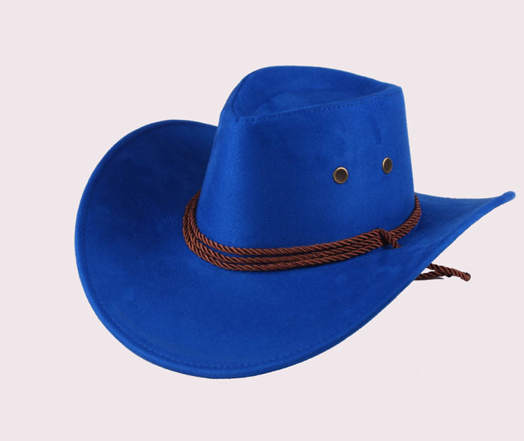 Summer men's sun hat, western cowboy hat, riding hat, camping, outdoor hat, hat, hat. - Sluxe Global