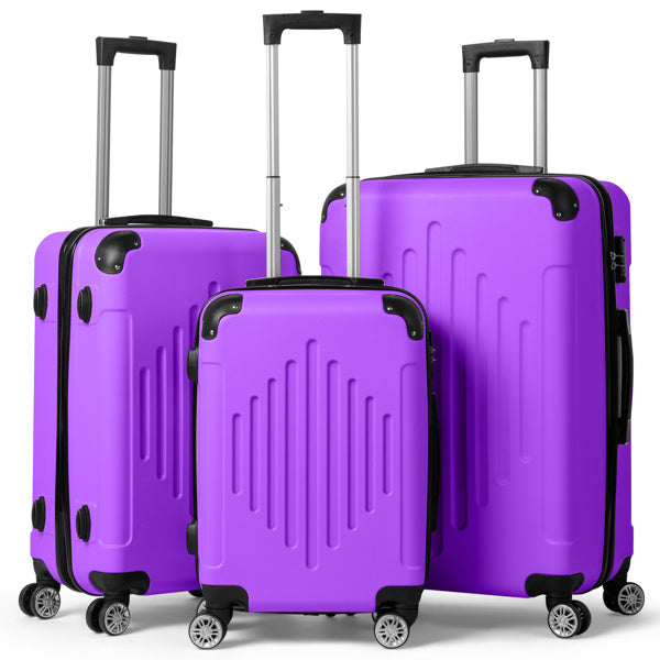 Comes With A Three In One Suitcase With 2 Diamond Shaped Stripes And Corners - Sluxe Global