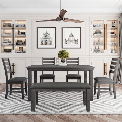 6-piece Dining Table Set - Sluxe Global