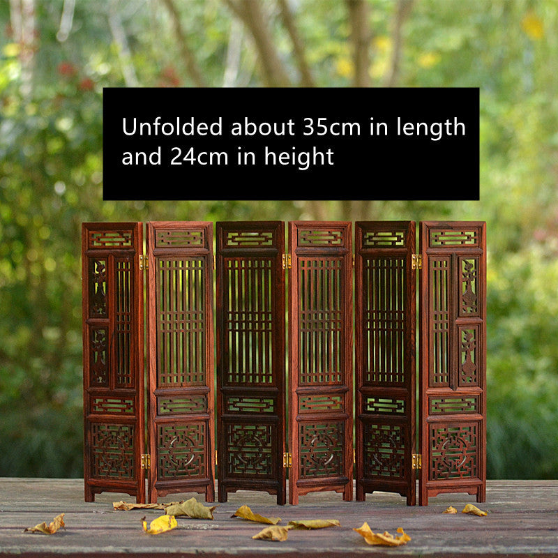 Red Rosewood Miniature Furniture Model - Sluxe Global
