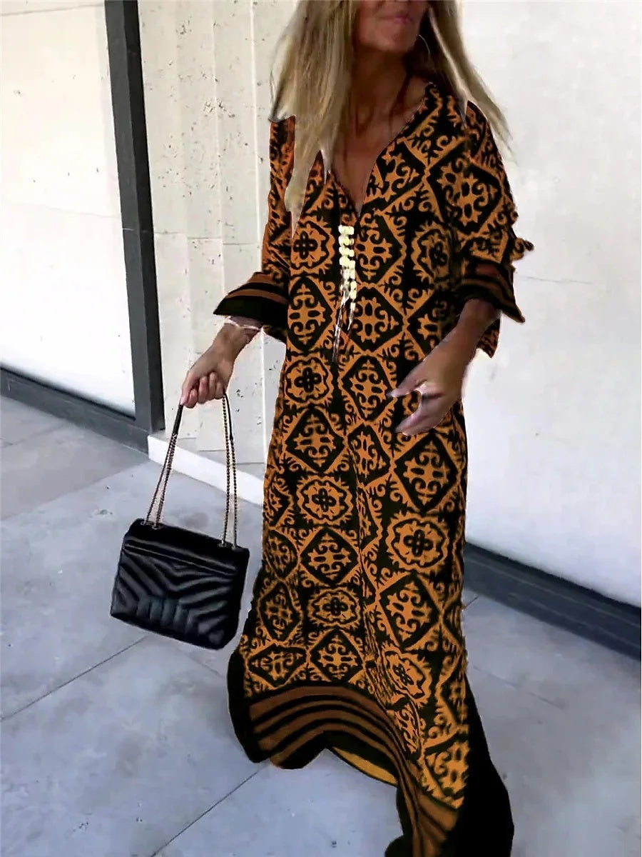 Women's Casual Vacation Style Dress - Sluxe Global