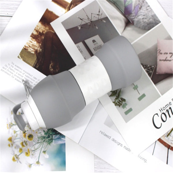 Silicone folding water bottle - Sluxe Fashions