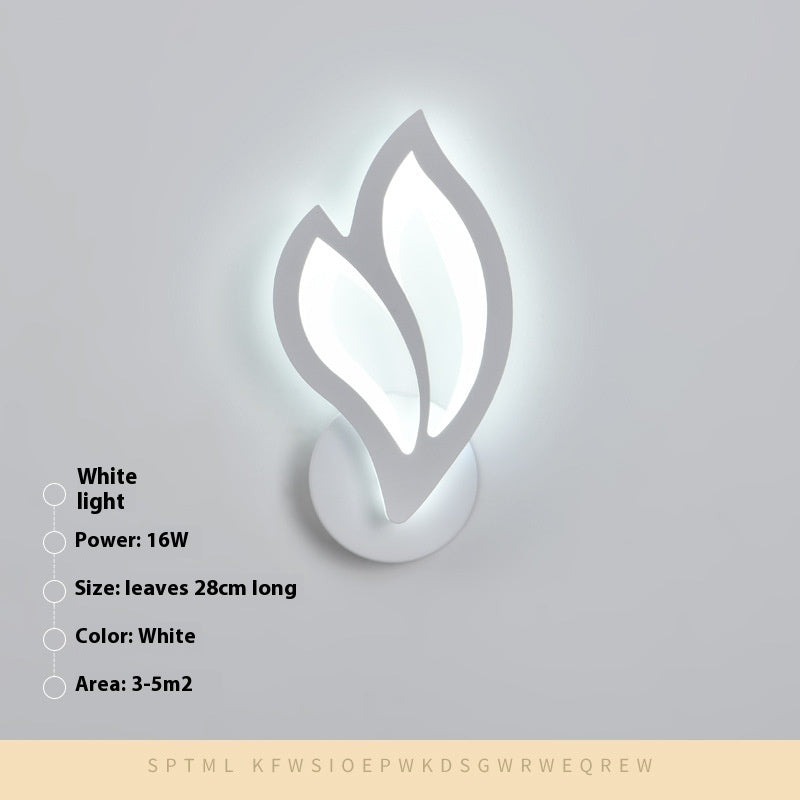 Modern Minimalist Iron Craft Wall Lamp Bedside Stairs Decorative Lamps - Sluxe Fashions