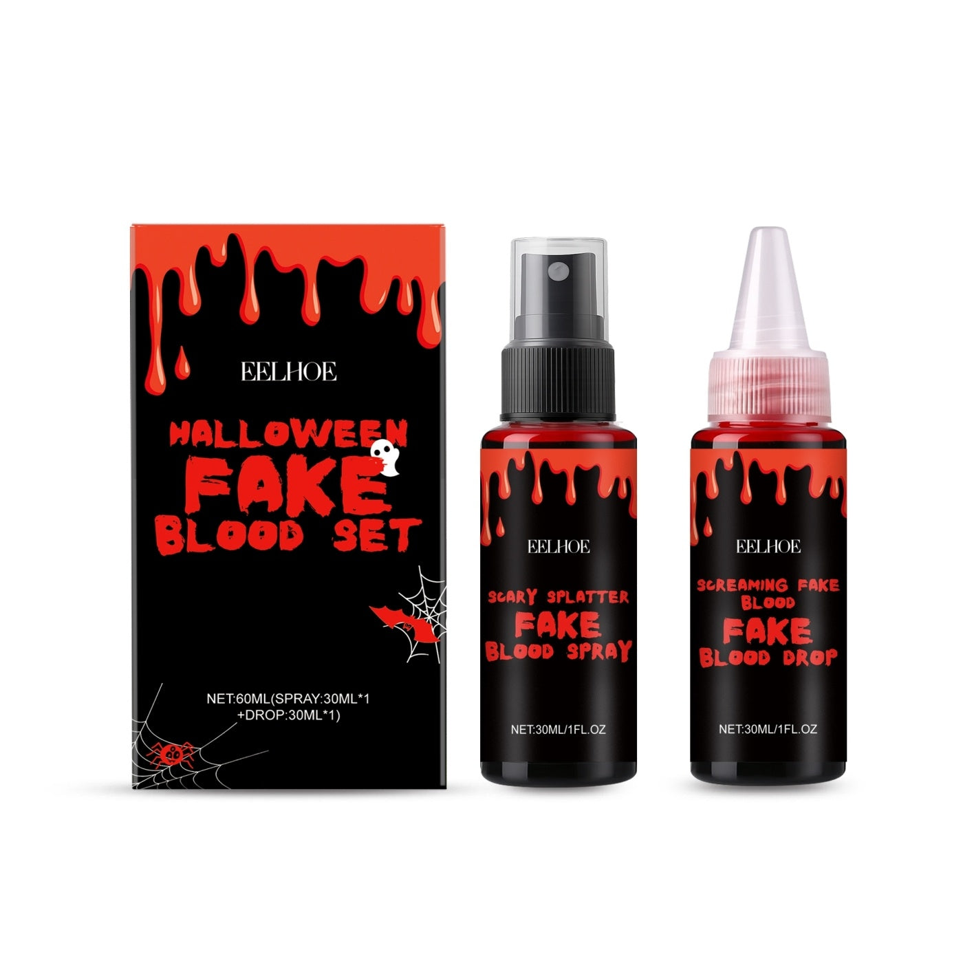 Halloween Fake Blood Set Sluxe Global