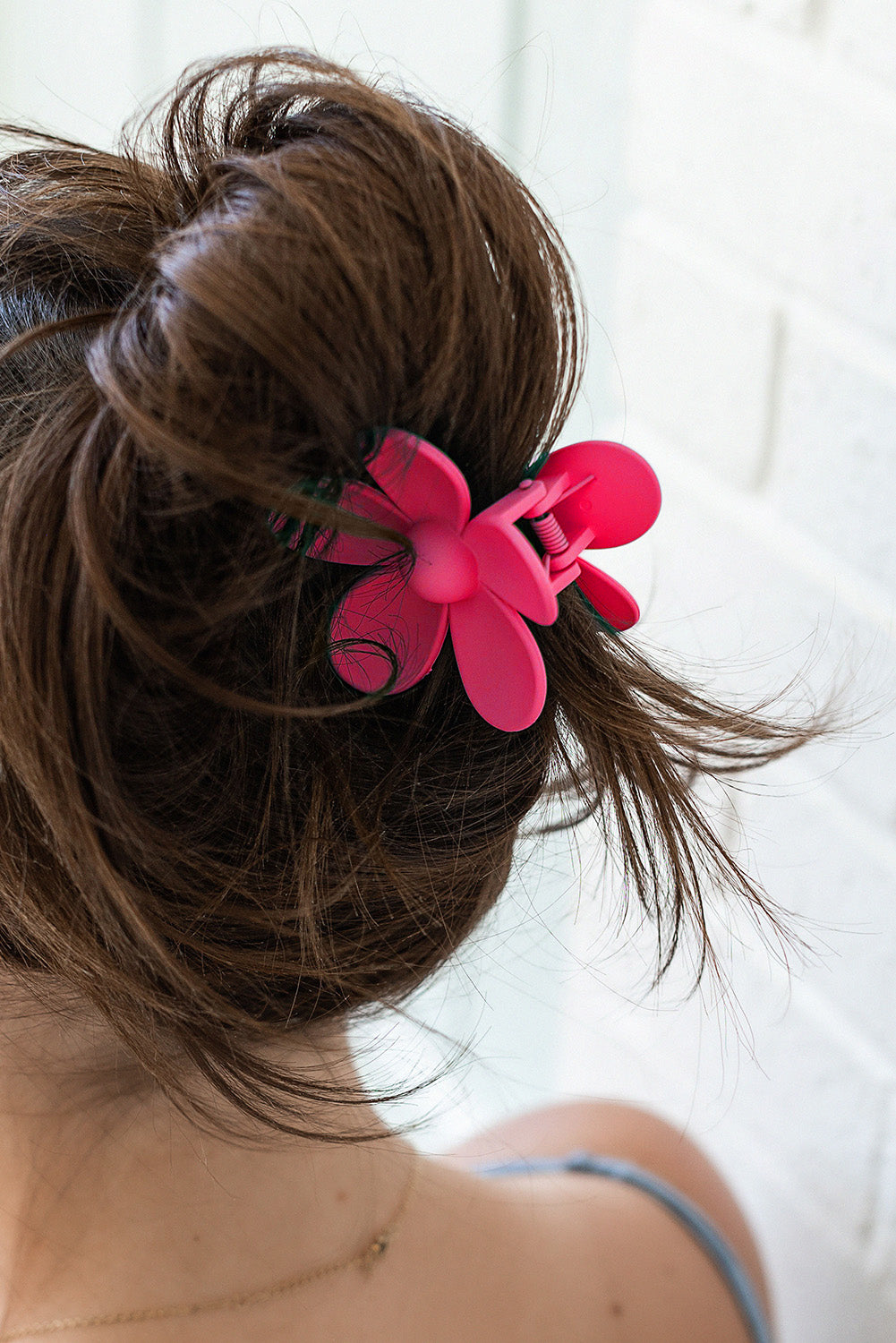 Yellow Flower Small Hair Claw Clip - Sluxe Fashions