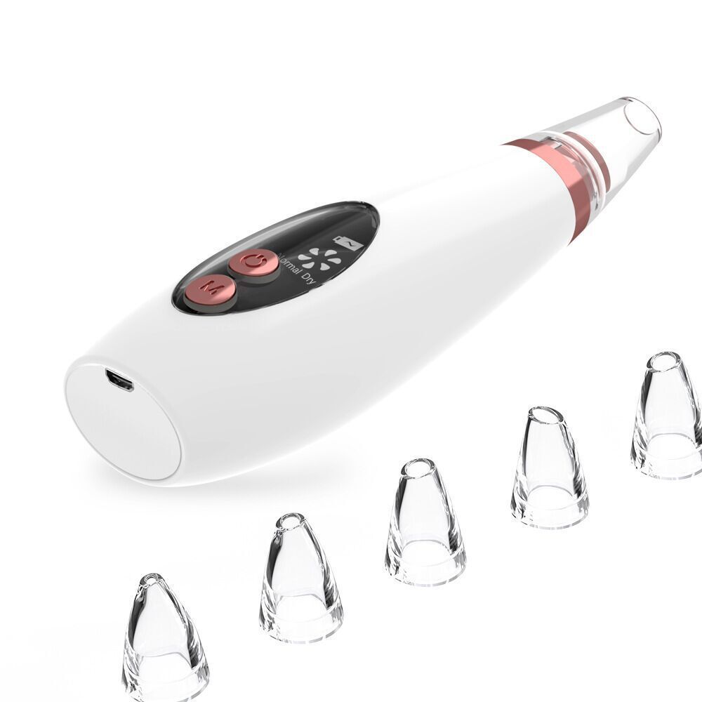 Blackhead Pore Vacuum Cleaner Nose Cleanser Blackheads Remover Blackhead Acne Removal Button Face Suction Beauty Skin Care Tool - Sluxe Fashions