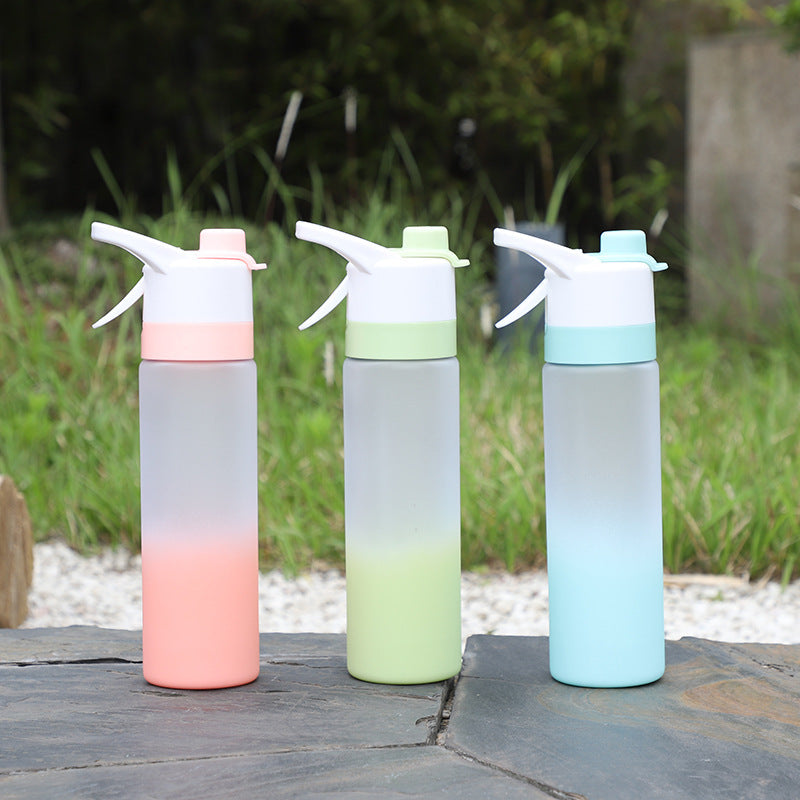 Fitness Outdoor Portable Sports Straight Body Plastic Water Cup
