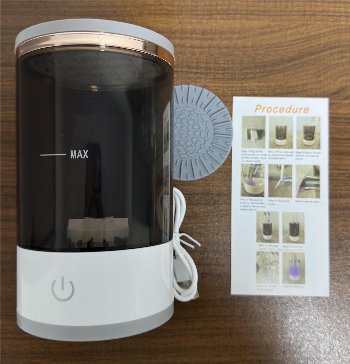 Rechargeable Makeup Brush CleanerAutomatic Brush Washer - Sluxe Fashions