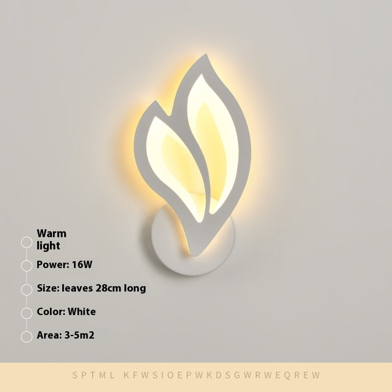Modern Minimalist Iron Craft Wall Lamp Bedside Stairs Decorative Lamps - Sluxe Fashions