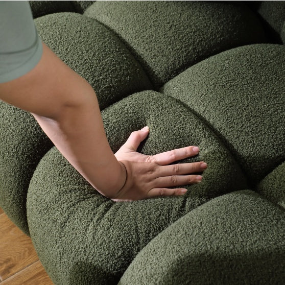 Home Upholstered Sofa Green - Sluxe Global