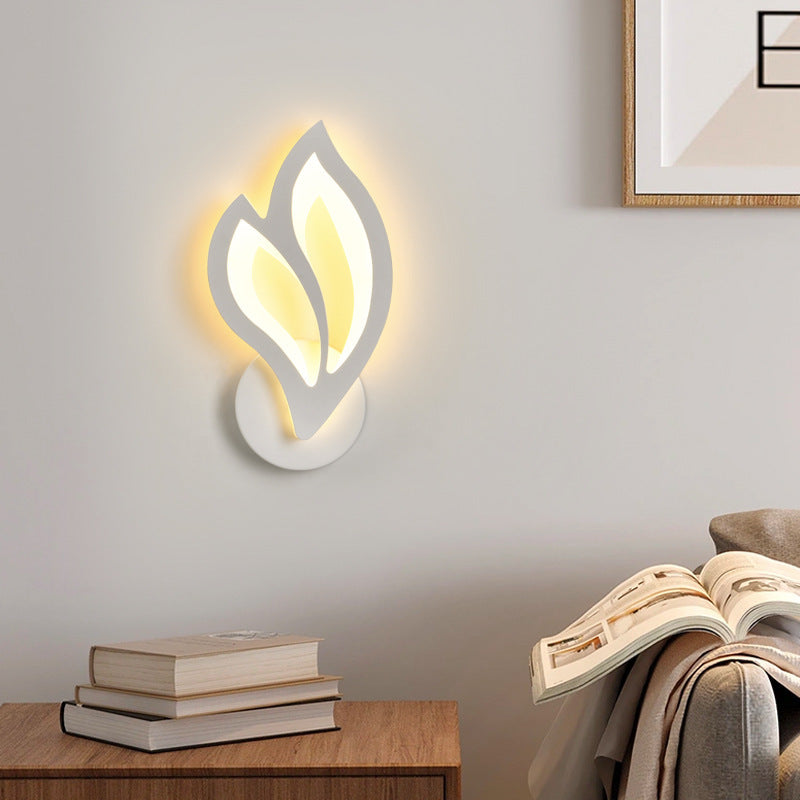Modern Minimalist Iron Craft Wall Lamp Bedside Stairs Decorative Lamps - Sluxe Fashions