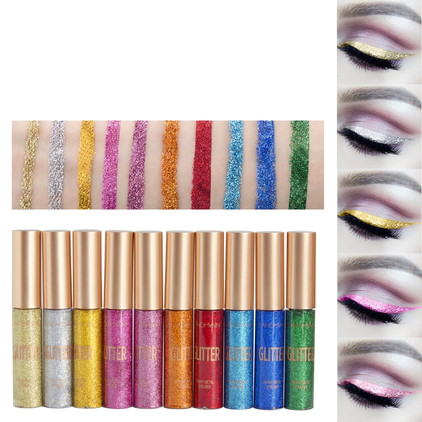 glitter Pearlescent eyeliner - Sluxe Fashions