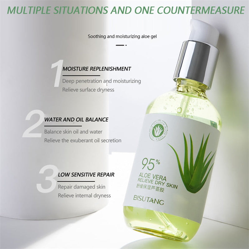 Aloe Gel Moisturizing Lotion Facial Cream Perfectly Plain Moisturizing And Smooth Skin Care Products - Sluxe Fashions