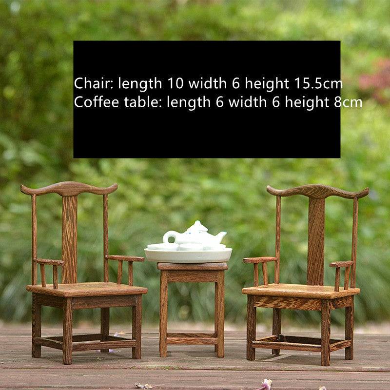 Red Rosewood Miniature Furniture Model - Sluxe Global