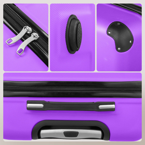 Comes With A Three In One Suitcase With 2 Diamond Shaped Stripes And Corners - Sluxe Global