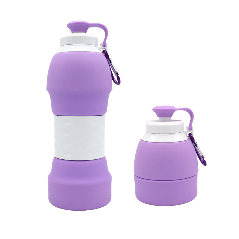 Silicone folding water bottle - Sluxe Fashions