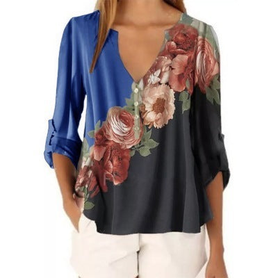Floral print shirt - Sluxe Fashions