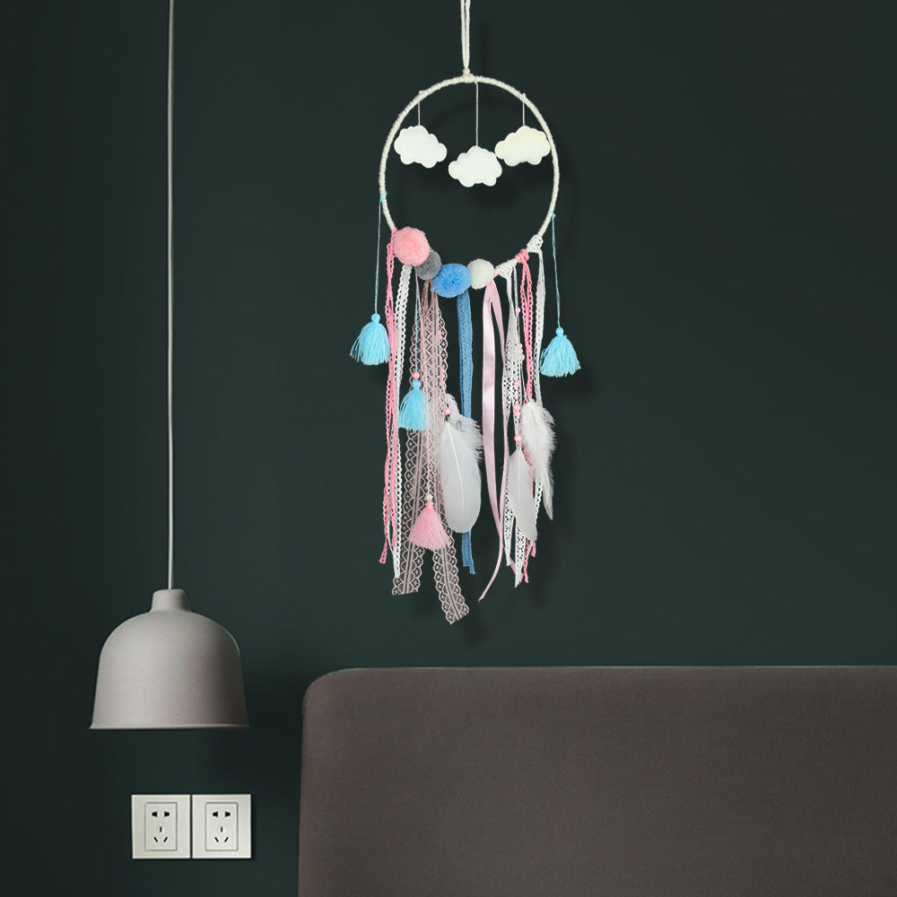 Cloud Dream Catcher Wind Chime Pendant - Sluxe Fashions