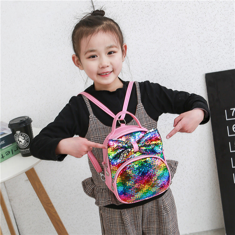 Cartoon Cute New Sequined Children's Backpack - Sluxe Fashions