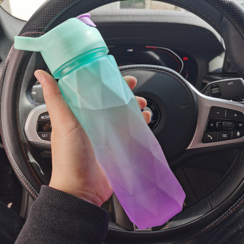 Spray Water Bottle For Girls Outdoor Sport Fitness Water Cup Large Capacity Spray Bottle Drinkware Travel Bottles Kitchen Gadgets - Sluxe Fashions