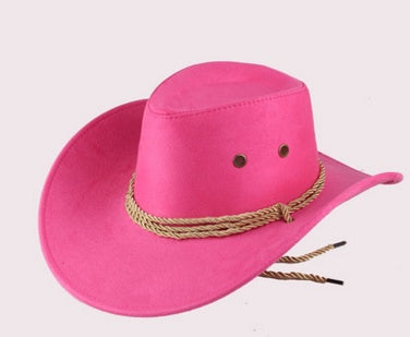 Summer men's sun hat, western cowboy hat, riding hat, camping, outdoor hat, hat, hat. - Sluxe Global