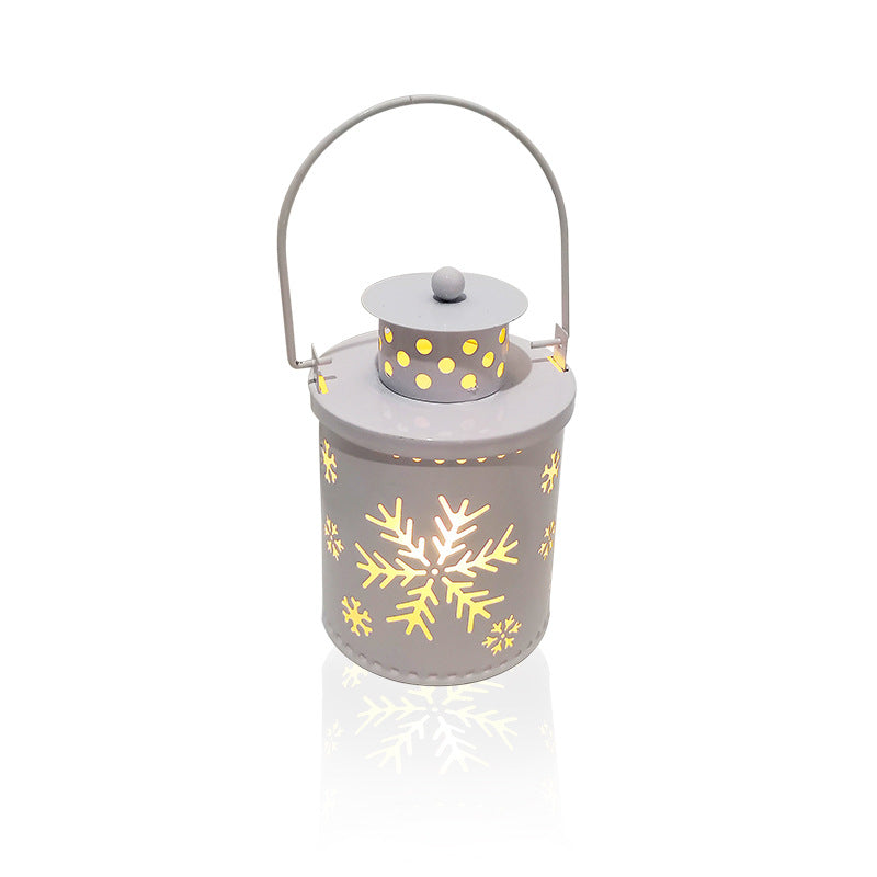 Christmas Candle Lights LED Small Lanterns Wind Lights Electronic Candles Nordic Style Creative Holiday Decoration Decorations - Sluxe Fashions